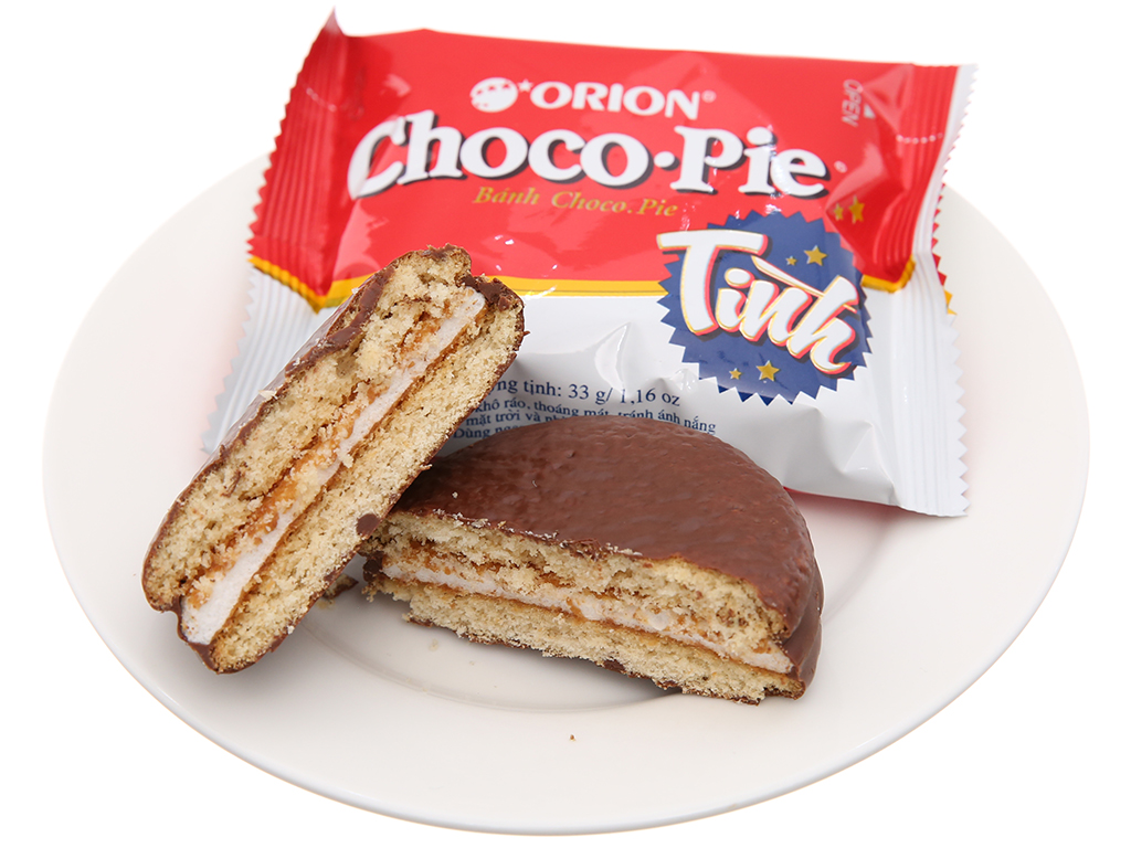 Bánh ORION Choco-Pie Tình hộp ( 12 cái x 33g ) Thùng 8 hộp